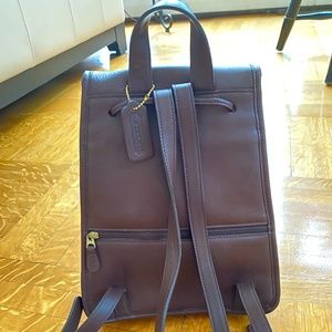 COPY - Leather Coach Turnlock Backpack